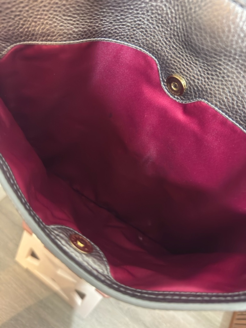 Cole Haan Metallic Handbag | Chic Statement Bag | Minimal Wear - Picture 3 of 7